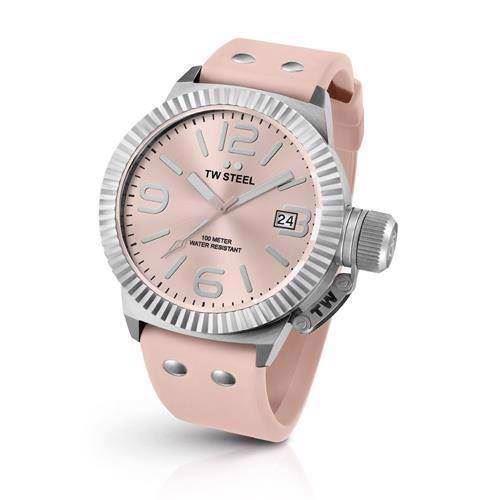 Image of metal pink 45 mm Quartz Dame ur fra TW Steel Canteen